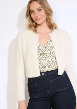 LolaLiza Kort fluffy vestje- Truien En Cardigans