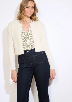 LolaLiza Kort fluffy vestje- Truien En Cardigans