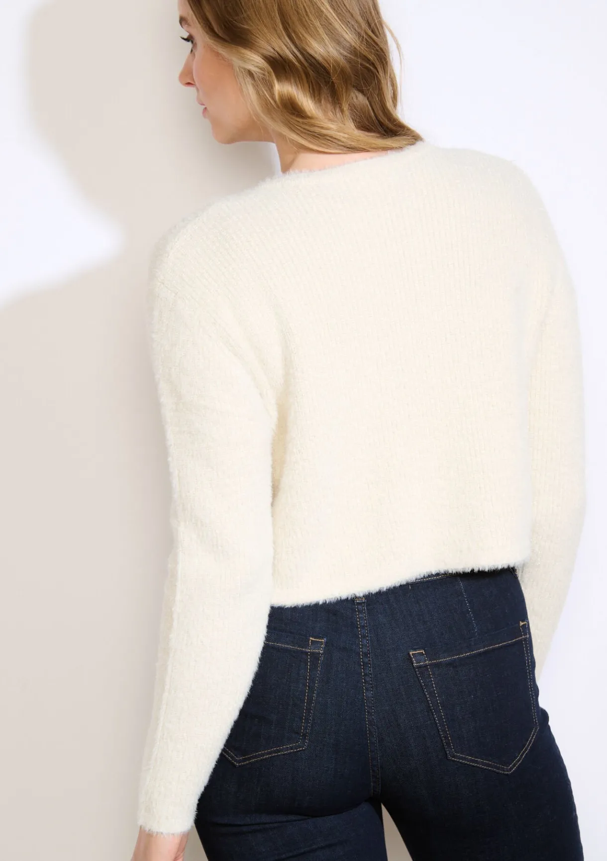 LolaLiza Kort fluffy vestje- Truien En Cardigans