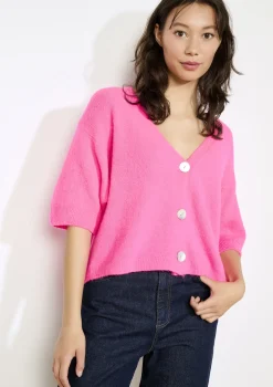 LolaLiza Kort vest met opvallende knopen- Truien En Cardigans