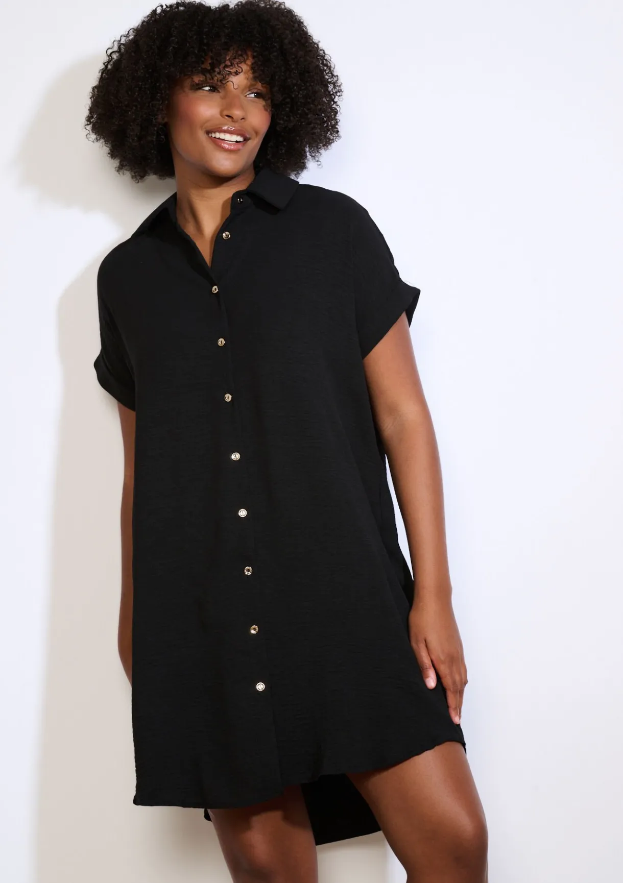 LolaLiza Korte overhemdjurk- Jurken