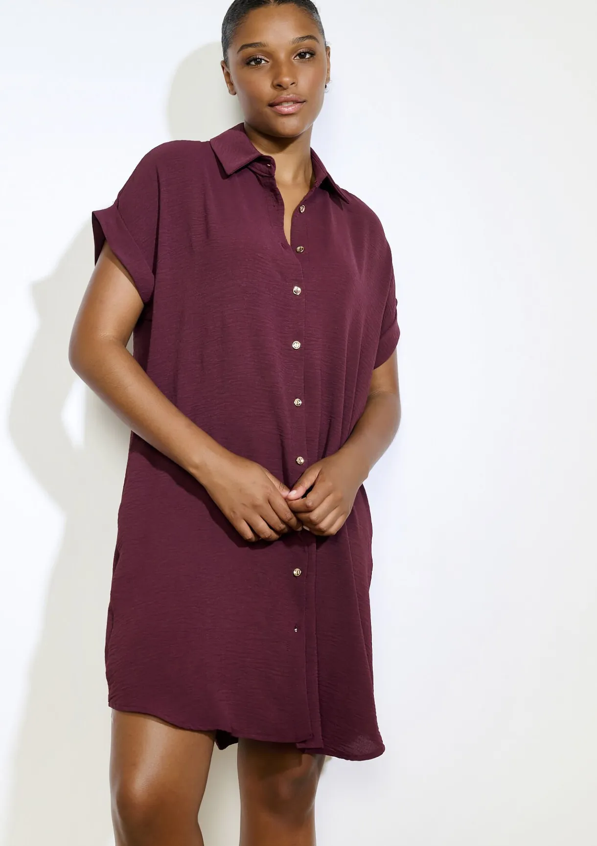 LolaLiza Korte overhemdjurk- Jurken