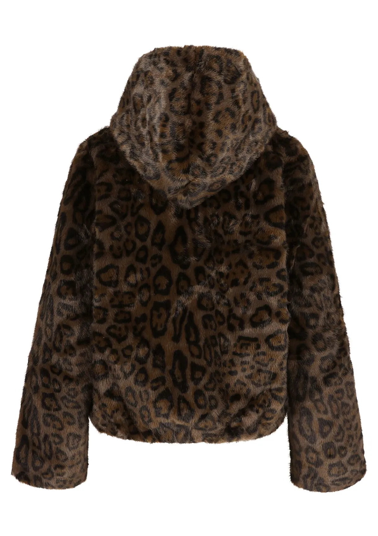 LolaLiza Korte jas met luipaardprint- Mantels En Jassen