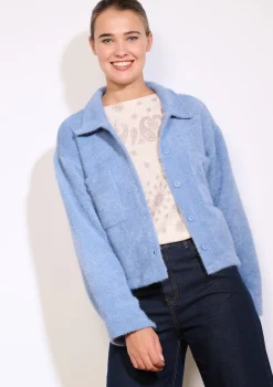 LolaLiza korte jas met textuur- Vesten En Blazers