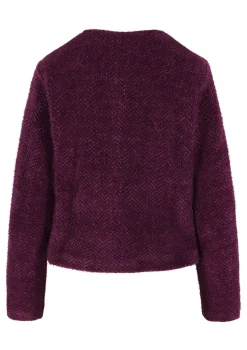 LolaLiza Korte jas met zachte stof en knopen- Vesten En Blazers