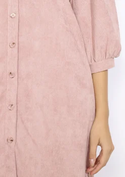 LolaLiza Korte jurk in ribfluweel- Jurken