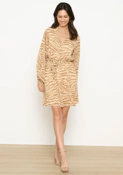 LolaLiza Korte jurk met dierenprint- Jurken