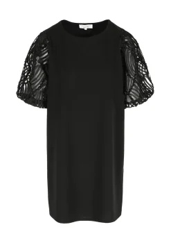 LolaLiza Korte jurk met kantmouwen- Jurken