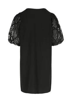 LolaLiza Korte jurk met kantmouwen- Jurken