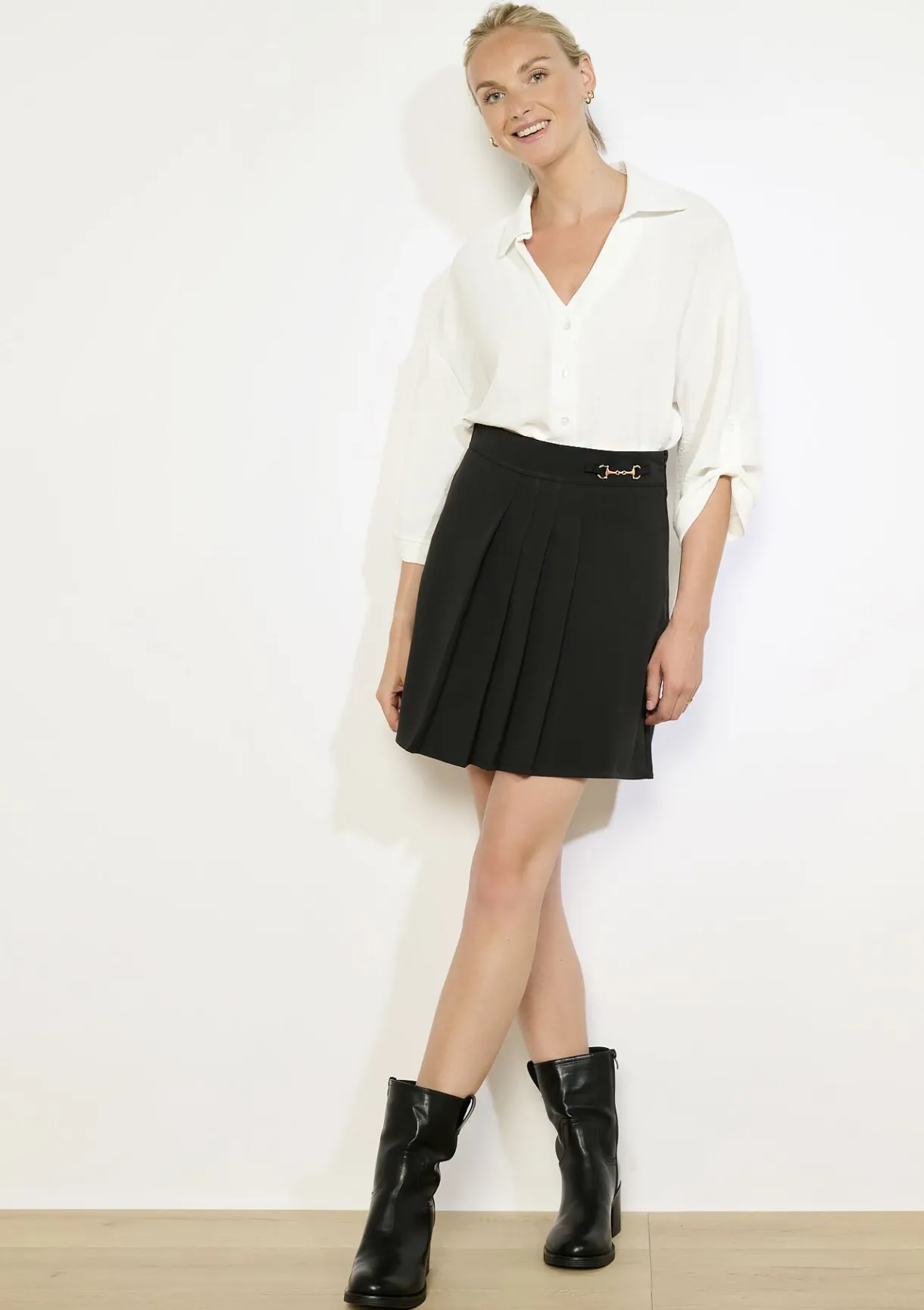 LolaLiza Korte plooirok- Rokken