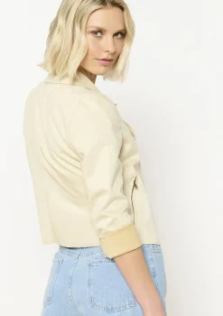 LolaLiza Korte suèdelook jas- Vesten En Blazers