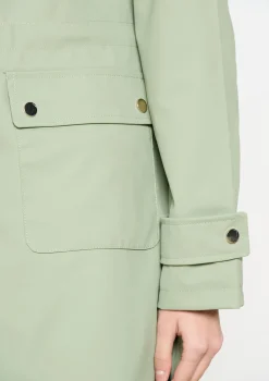 LolaLiza Lange gecoate parka- Mantels En Jassen