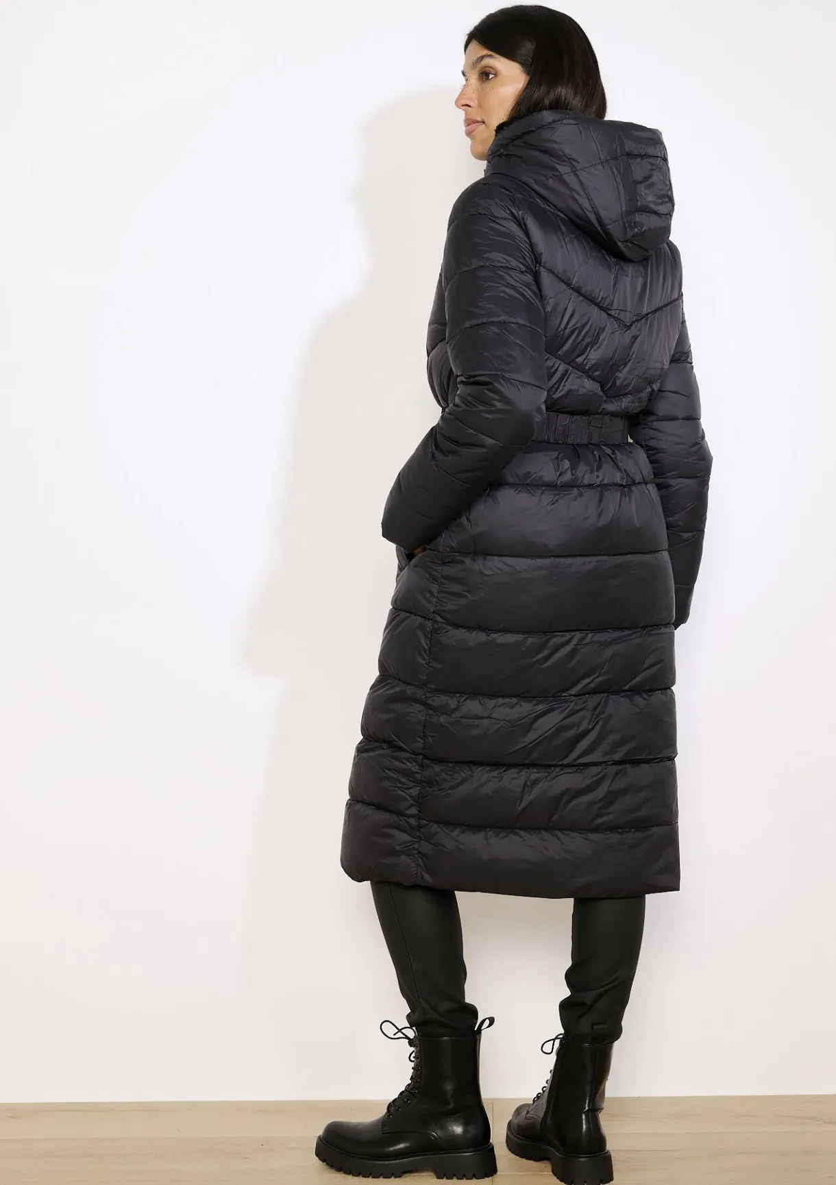 LolaLiza Lange gewatteerde jas- Mantels En Jassen