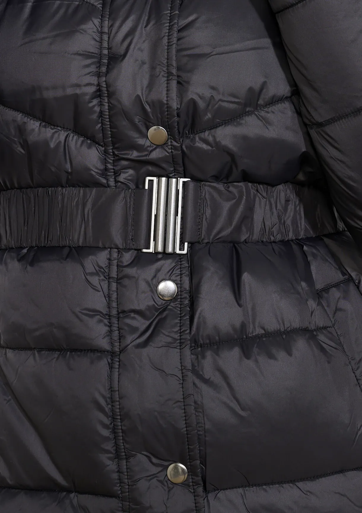 LolaLiza Lange gewatteerde jas- Mantels En Jassen