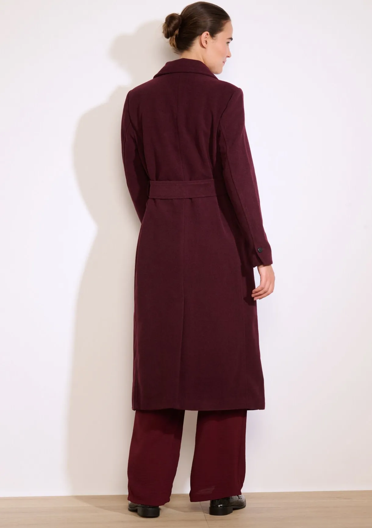 LolaLiza Lange mantel met ceintuur- Mantels En Jassen