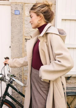 LolaLiza Lange mantel met ceintuur- Mantels En Jassen