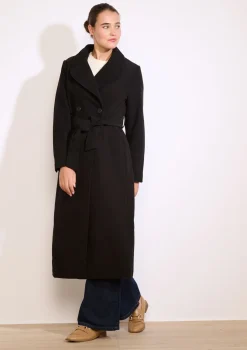 LolaLiza Lange mantel met ceintuur- Mantels En Jassen