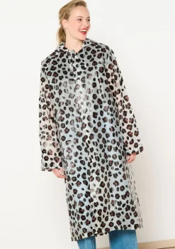 LolaLiza Lange regenjas met luipaardprint- Accessoires|Mantels En Jassen