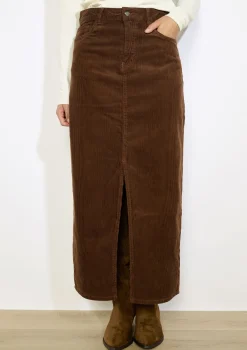 LolaLiza Lange ribfluwelen rok- Rokken