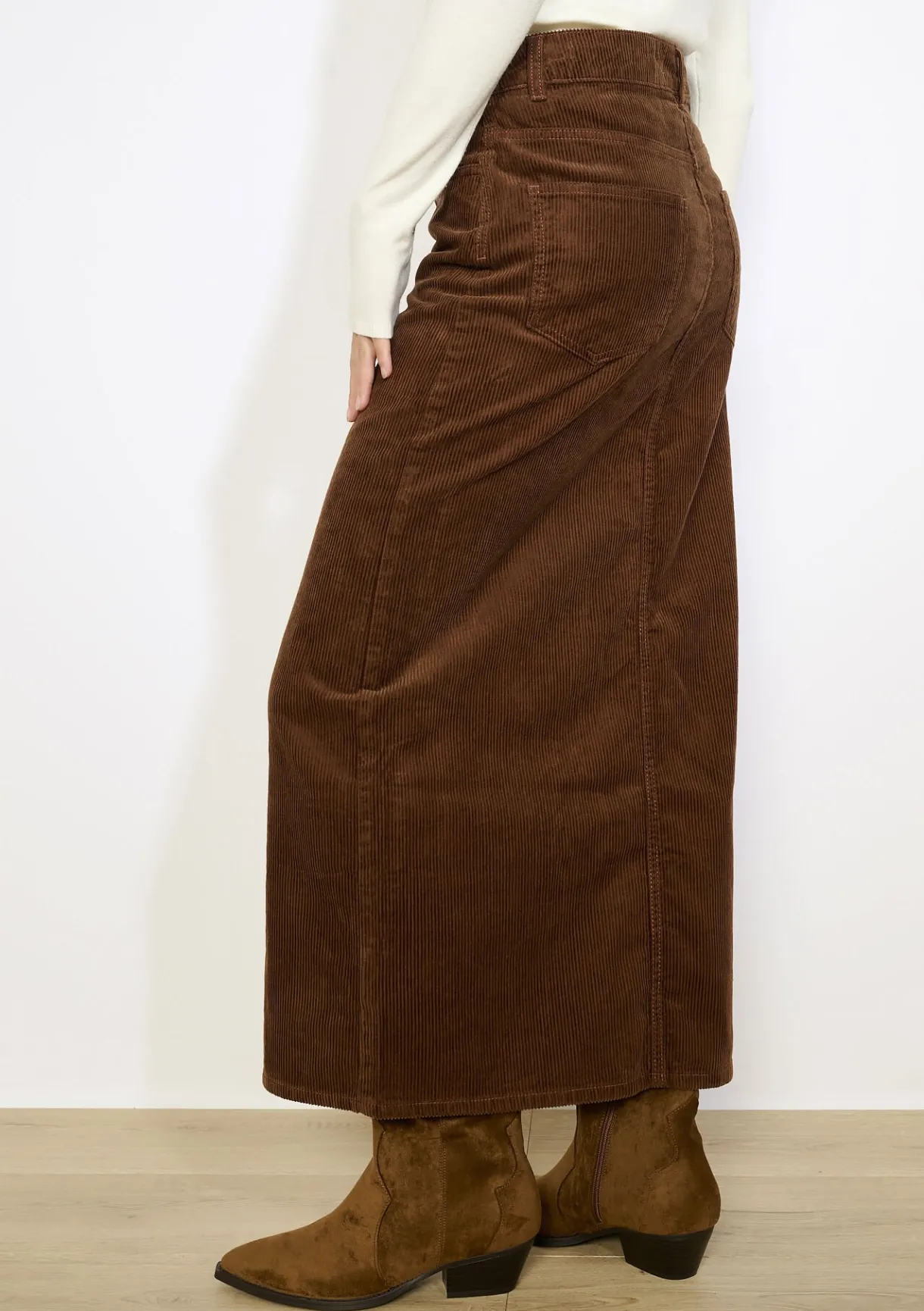 LolaLiza Lange ribfluwelen rok- Rokken