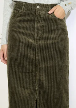 LolaLiza Lange ribfluwelen rok- Rokken