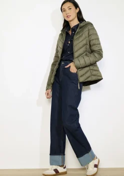 LolaLiza Lichte gewatteerde jas met capuchon- Loungewear|Mantels En Jassen