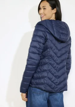 LolaLiza Lichte gewatteerde jas met capuchon- Loungewear|Mantels En Jassen