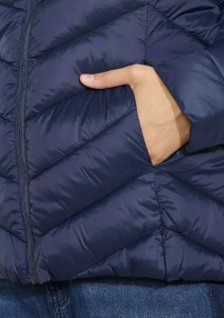 LolaLiza Lichte gewatteerde jas met capuchon- Loungewear|Mantels En Jassen