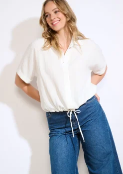 LolaLiza Losse blouse met textuur- Blouses En Hemden