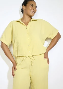 LolaLiza Losse blouse met textuur- Co-Ord Sets|Blouses En Hemden