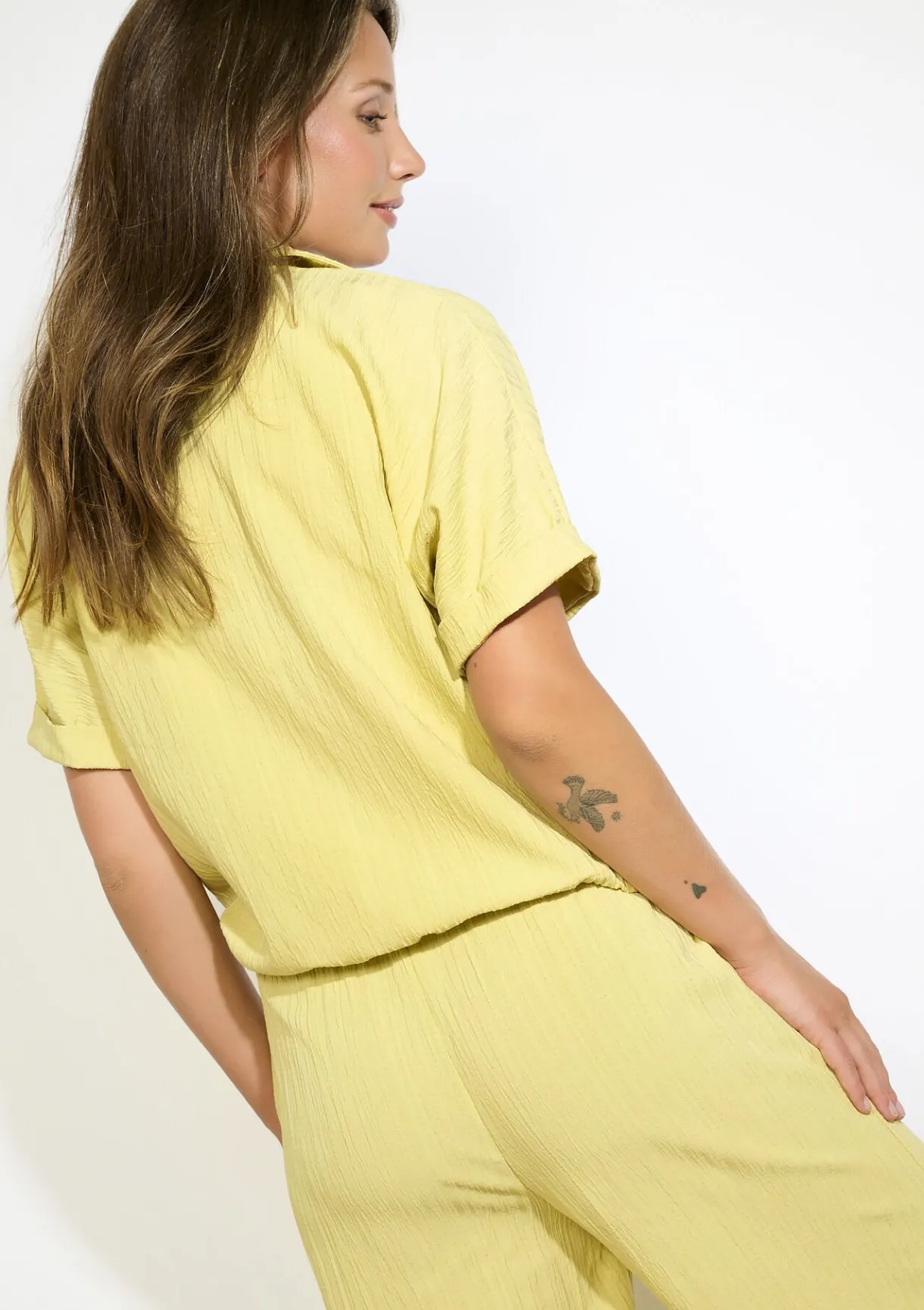 LolaLiza Losse blouse met textuur- Co-Ord Sets|Blouses En Hemden