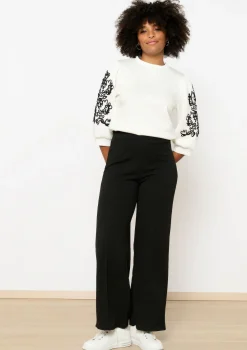 LolaLiza Losse broek in scubastof- Broeken