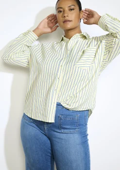 LolaLiza Losvallend gestreept hemd- Blouses En Hemden