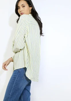 LolaLiza Losvallend gestreept hemd- Blouses En Hemden