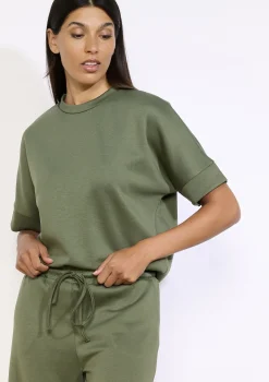 LolaLiza Losvallend jersey T-shirt- Tops En T-Shirts|Loungewear