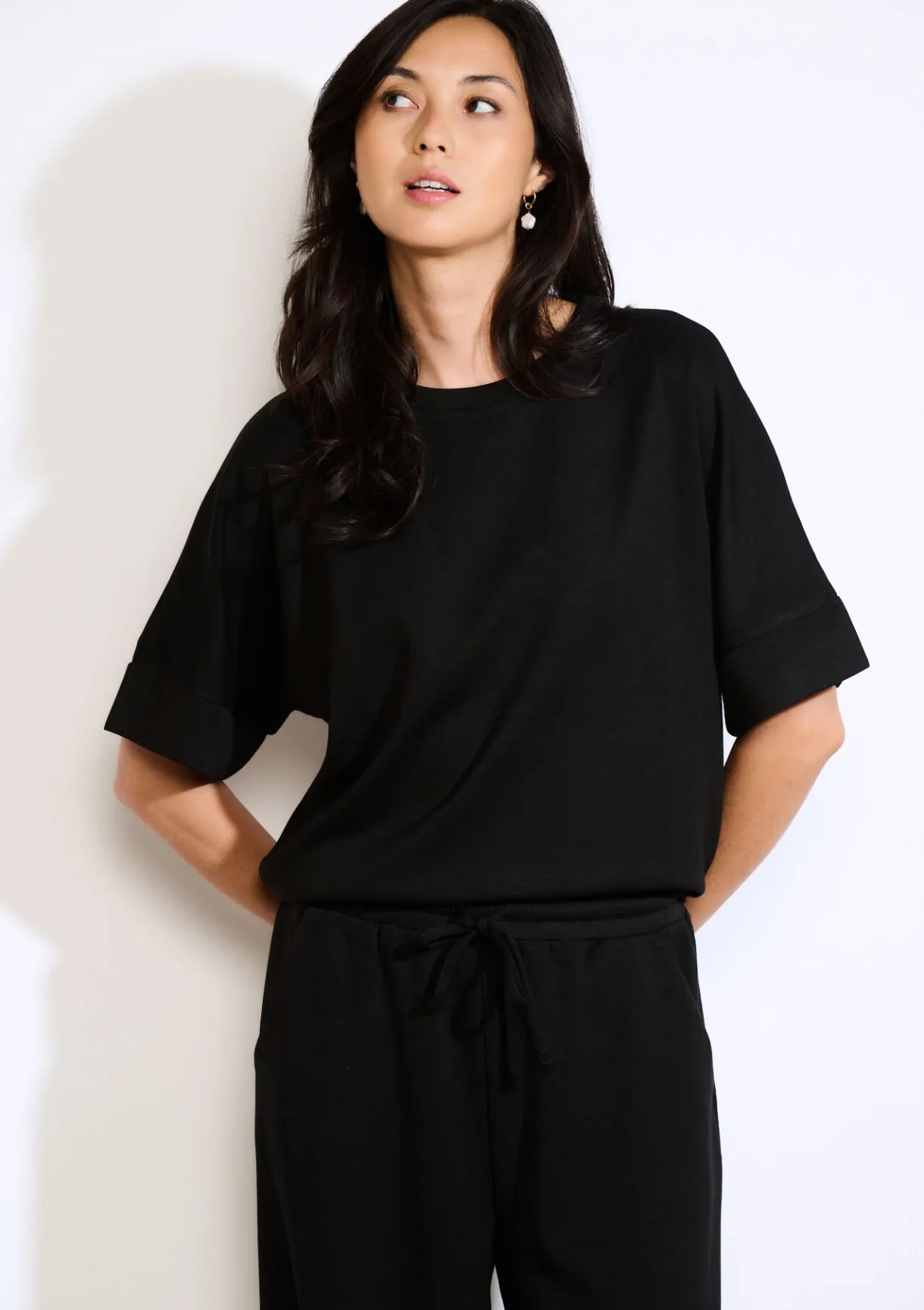 LolaLiza Losvallend jersey T-shirt- Sweats|Tops En T-Shirts