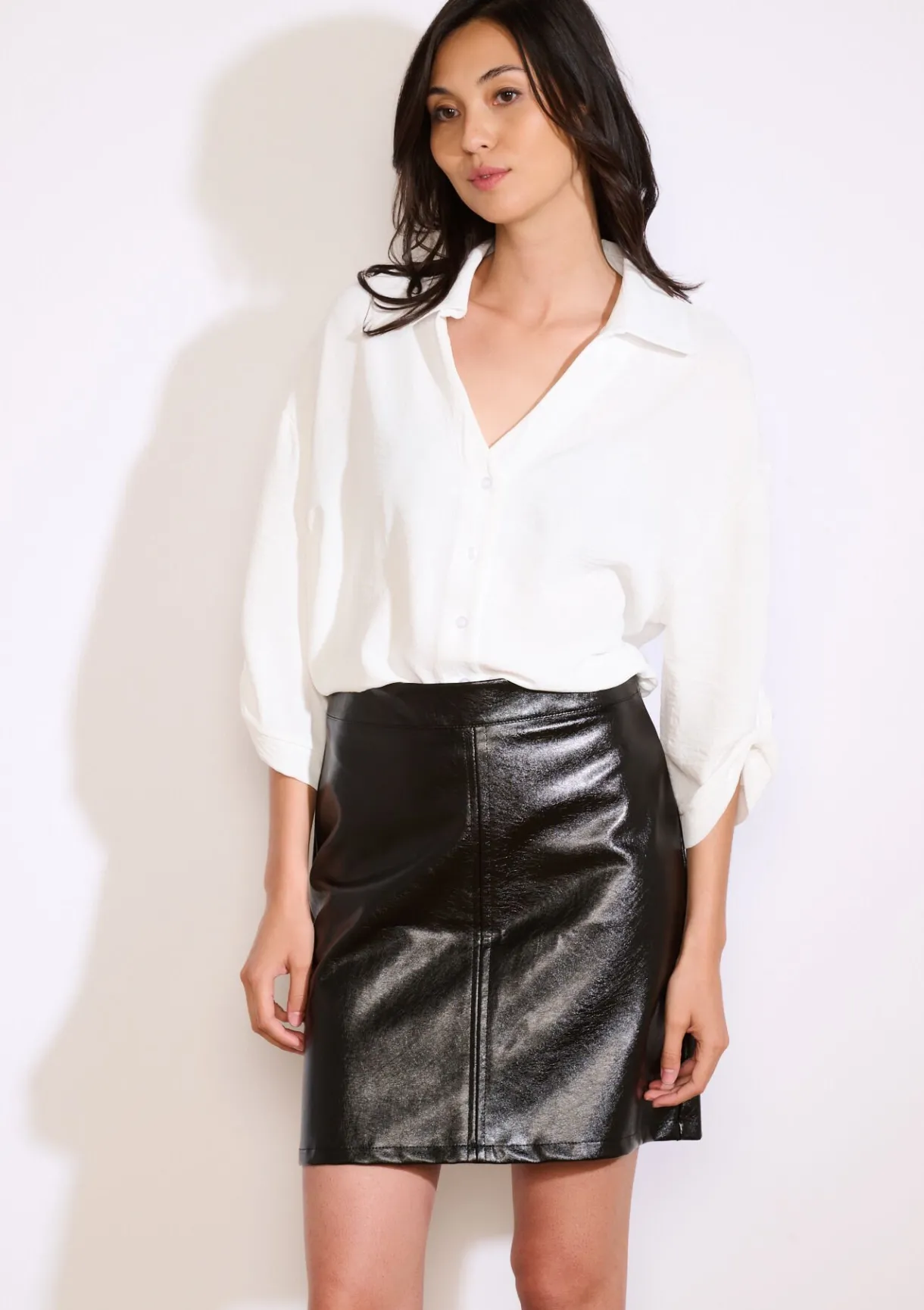 LolaLiza Losvallend overhemd met knopen- Blouses En Hemden