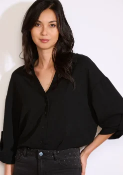 LolaLiza Losvallend overhemd met knopen- Blouses En Hemden