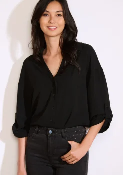 LolaLiza Losvallend overhemd met knopen- Blouses En Hemden