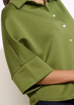 LolaLiza Losvallende polo met knopen- Tops En T-Shirts|Blouses En Hemden