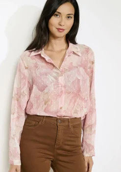 LolaLiza Luchtige bloemenblouse- Blouses En Hemden