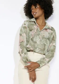 LolaLiza Luchtige bloemenblouse- Blouses En Hemden