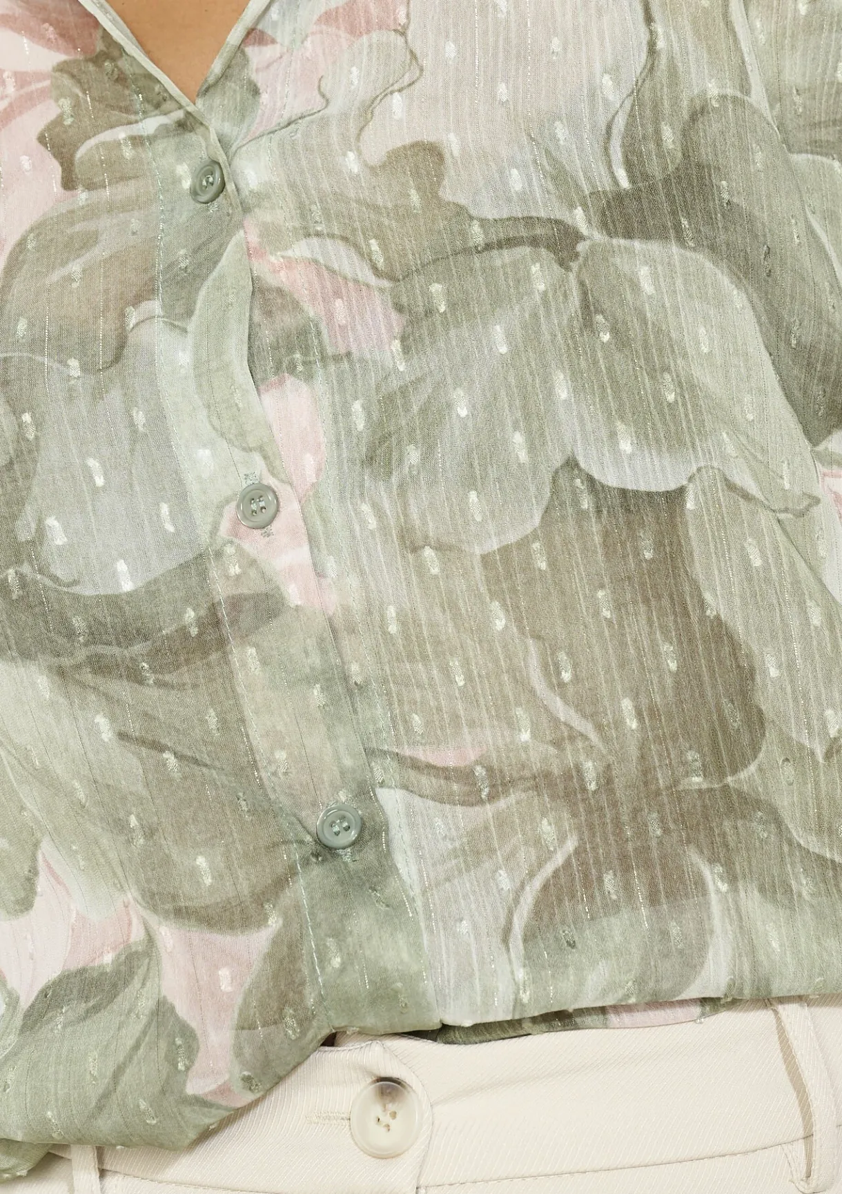 LolaLiza Luchtige bloemenblouse- Blouses En Hemden