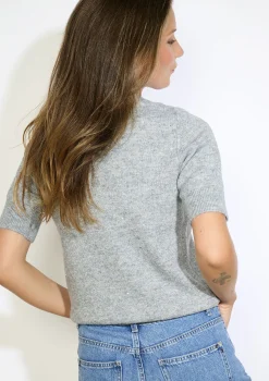 LolaLiza Lurex trui korte mouwen en pailletten- Truien En Cardigans