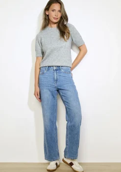 LolaLiza Lurex trui korte mouwen en pailletten- Truien En Cardigans