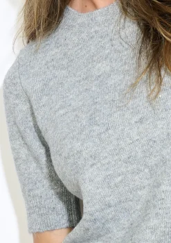 LolaLiza Lurex trui korte mouwen en pailletten- Truien En Cardigans