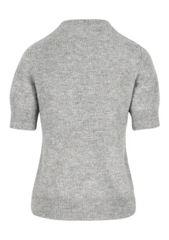 LolaLiza Lurex trui korte mouwen en pailletten- Truien En Cardigans