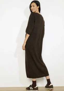 LolaLiza Midi gebreide jurk met pailletten- Jurken