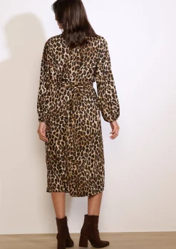 LolaLiza Midi-jurk met strass en print- Jurken