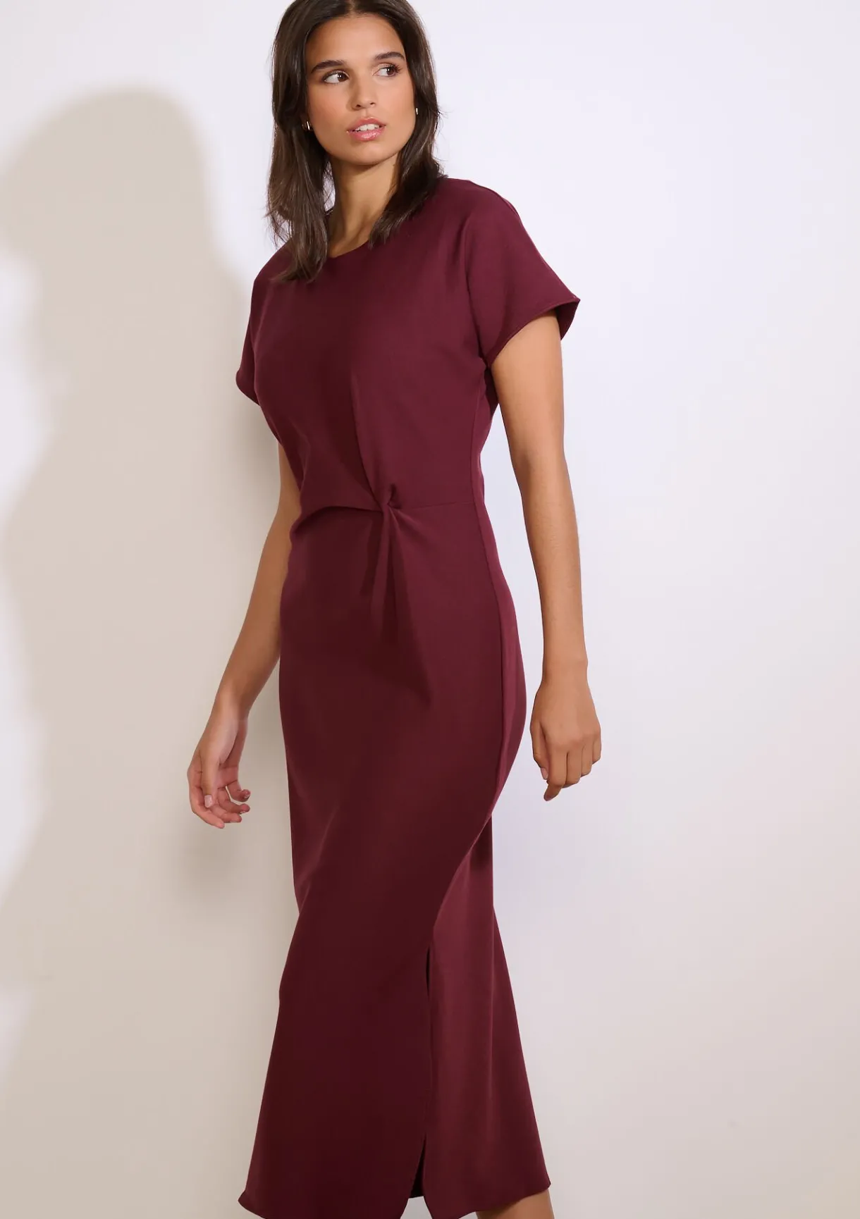 LolaLiza Midi-jurk met zijstrik- Jurken